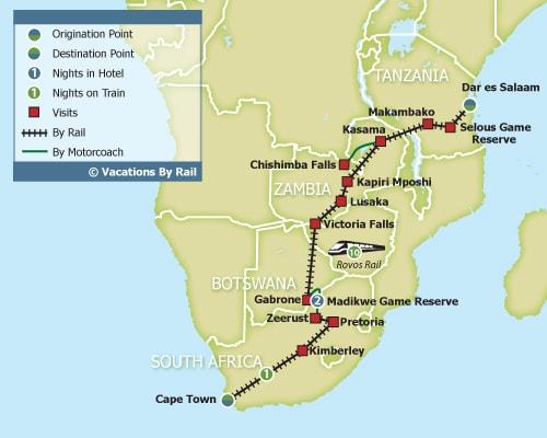 Tazara Railway Route Map Tazara To Promote Tourism | Tazara